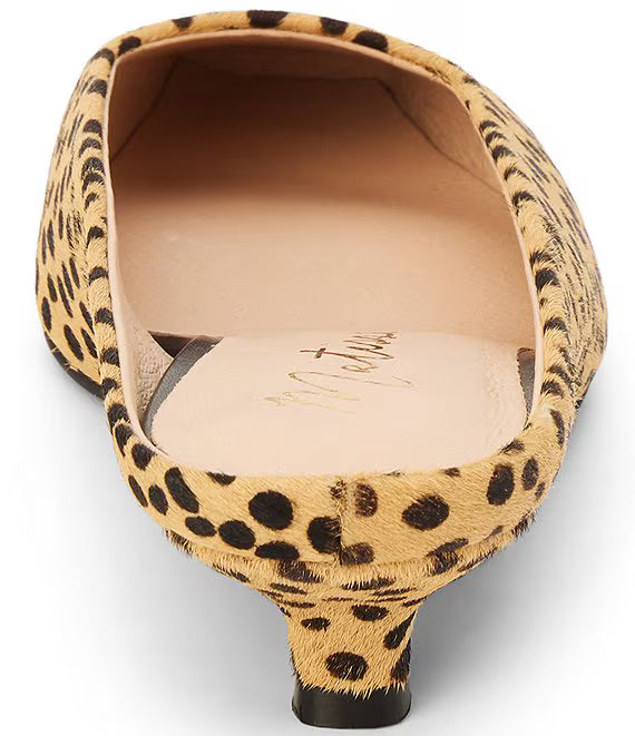 Classy Cheetah Kitten Heel