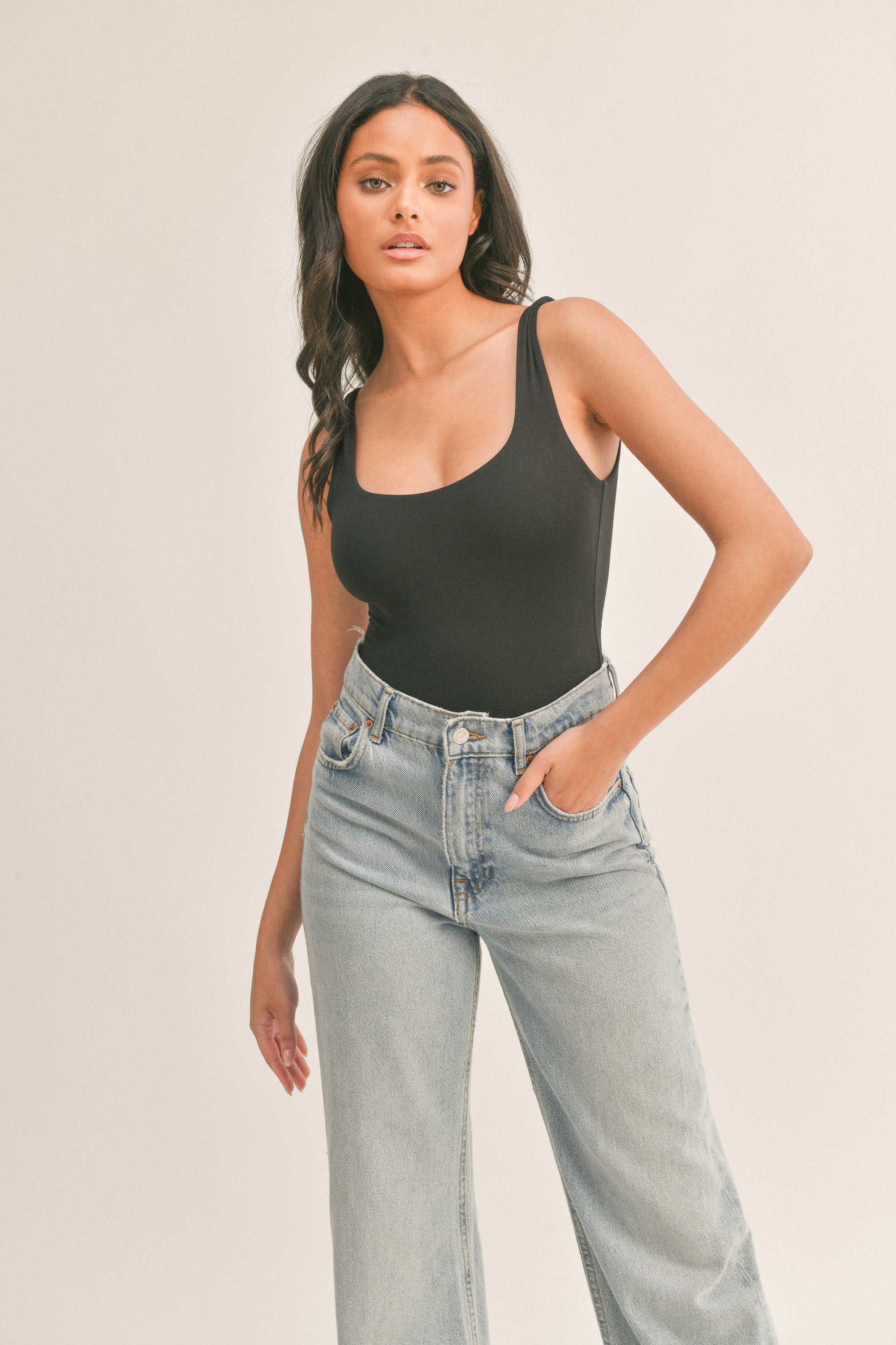 Martin Scoop Neck Bodysuit