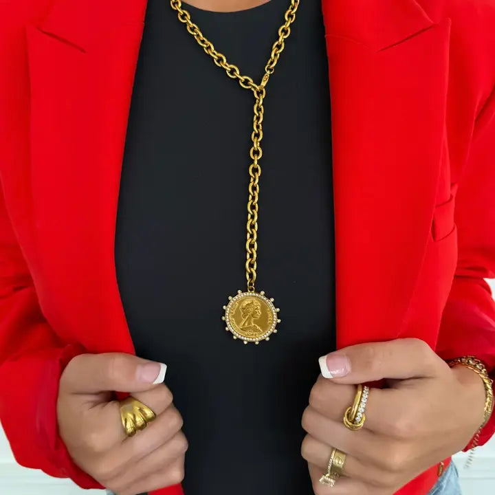 Jaime Coin Necklace