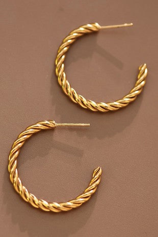 Helena Twist Hoops
