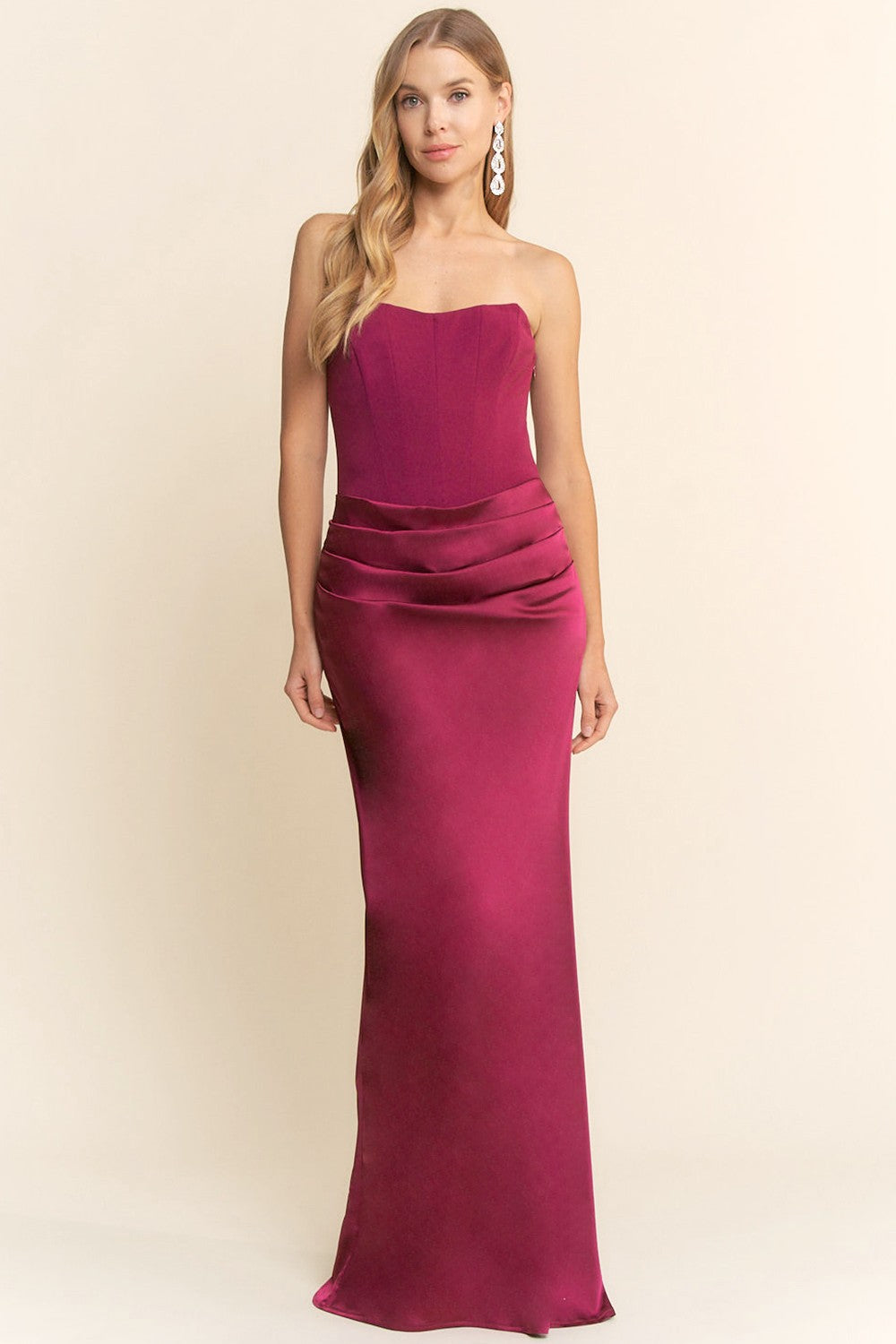 Olivia Strapless Gown