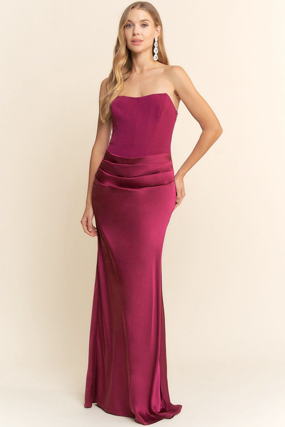 Olivia Strapless Gown