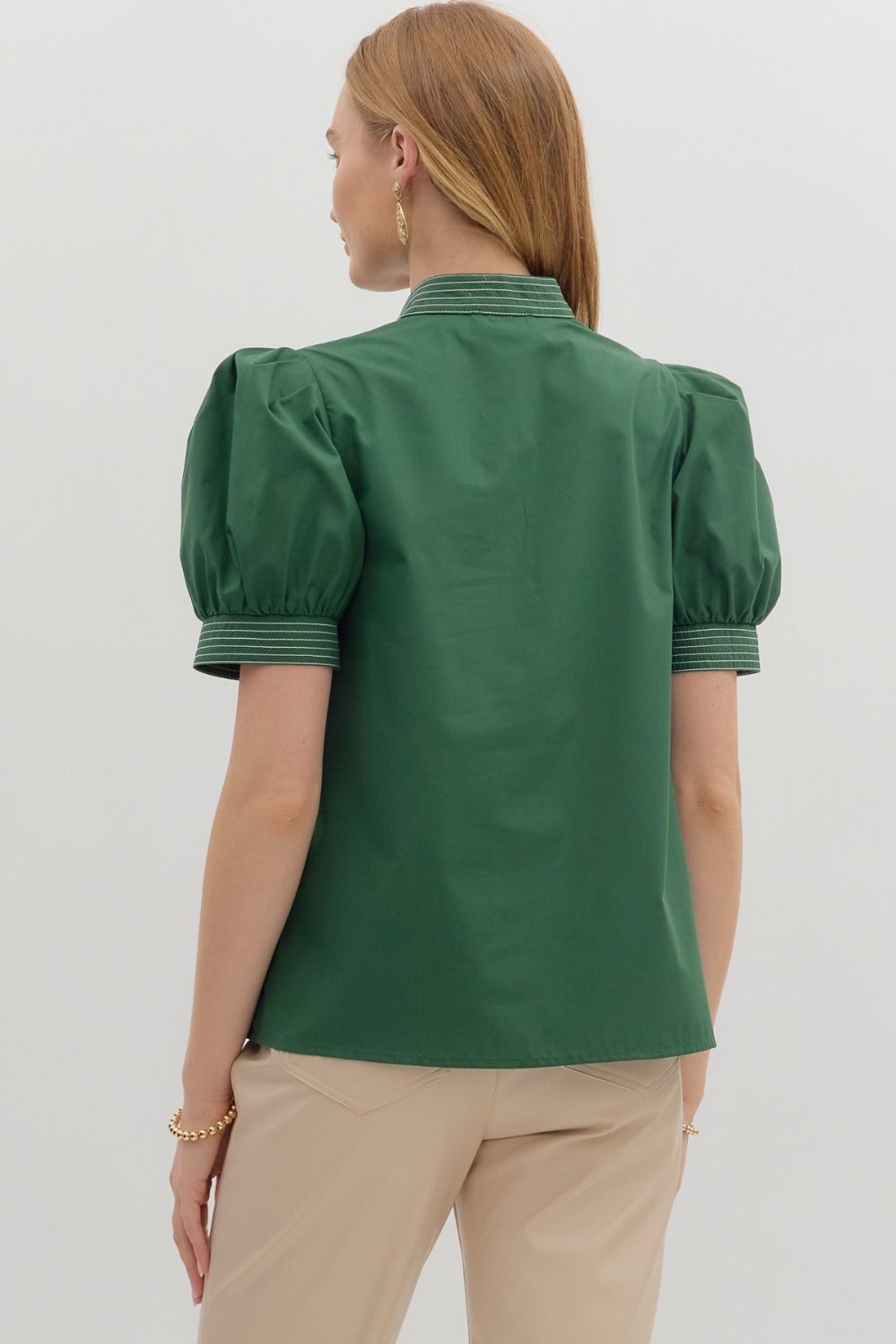 Harper Poplin Top