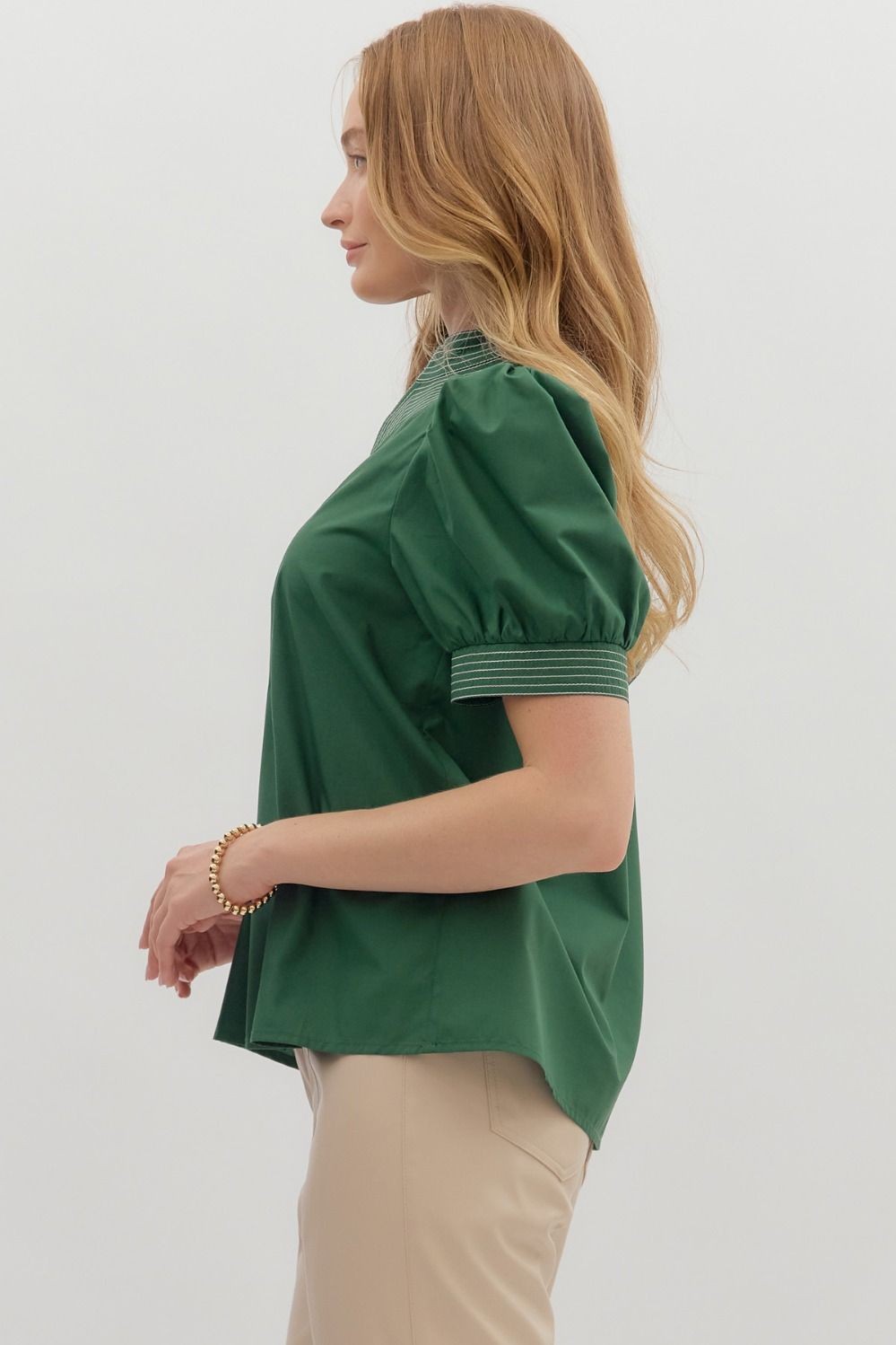 Harper Poplin Top
