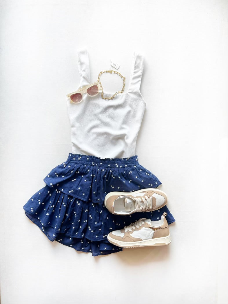 Ruffle Mini Skirt