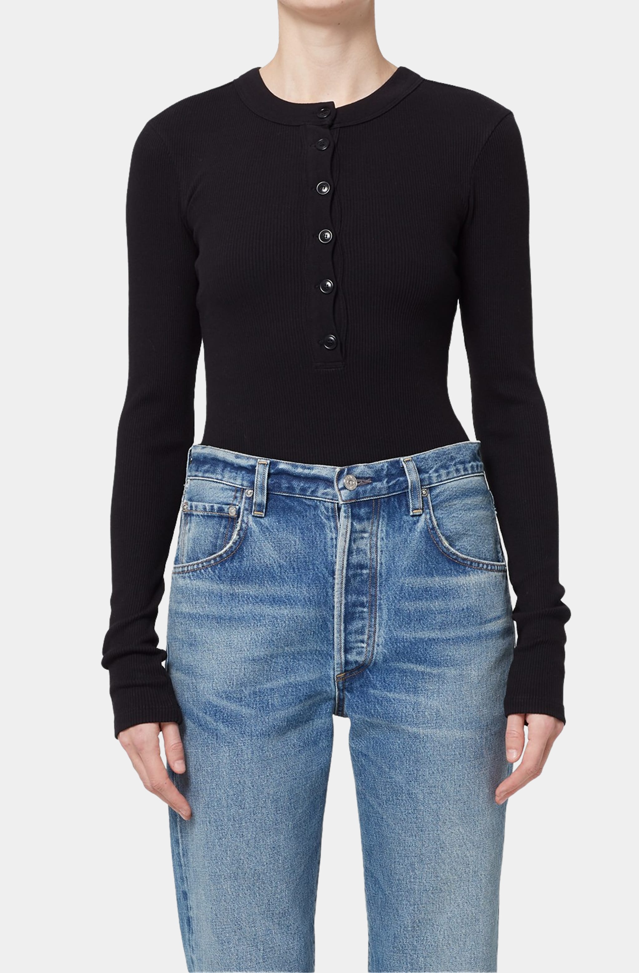 Varra Henley in Black