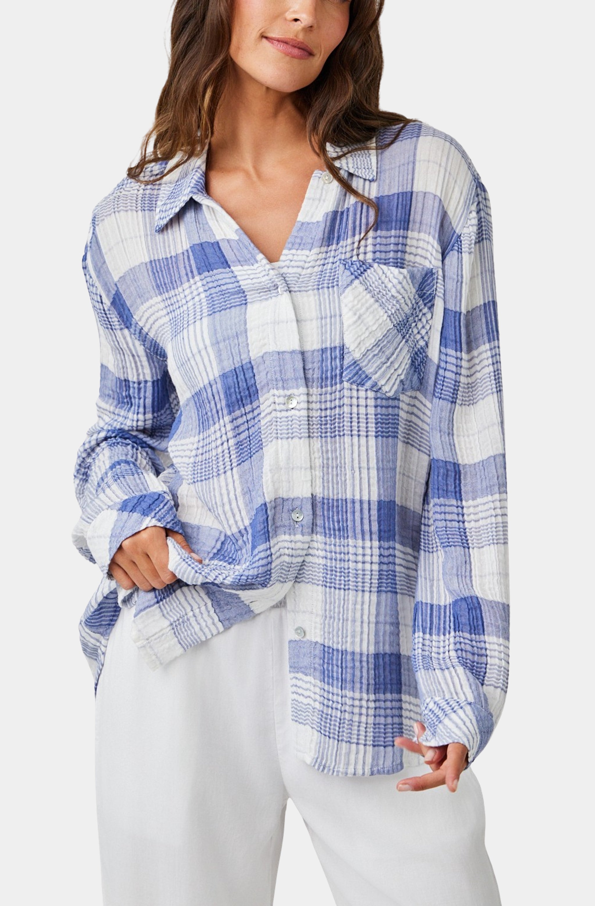 Oversized Shirt With Pocket