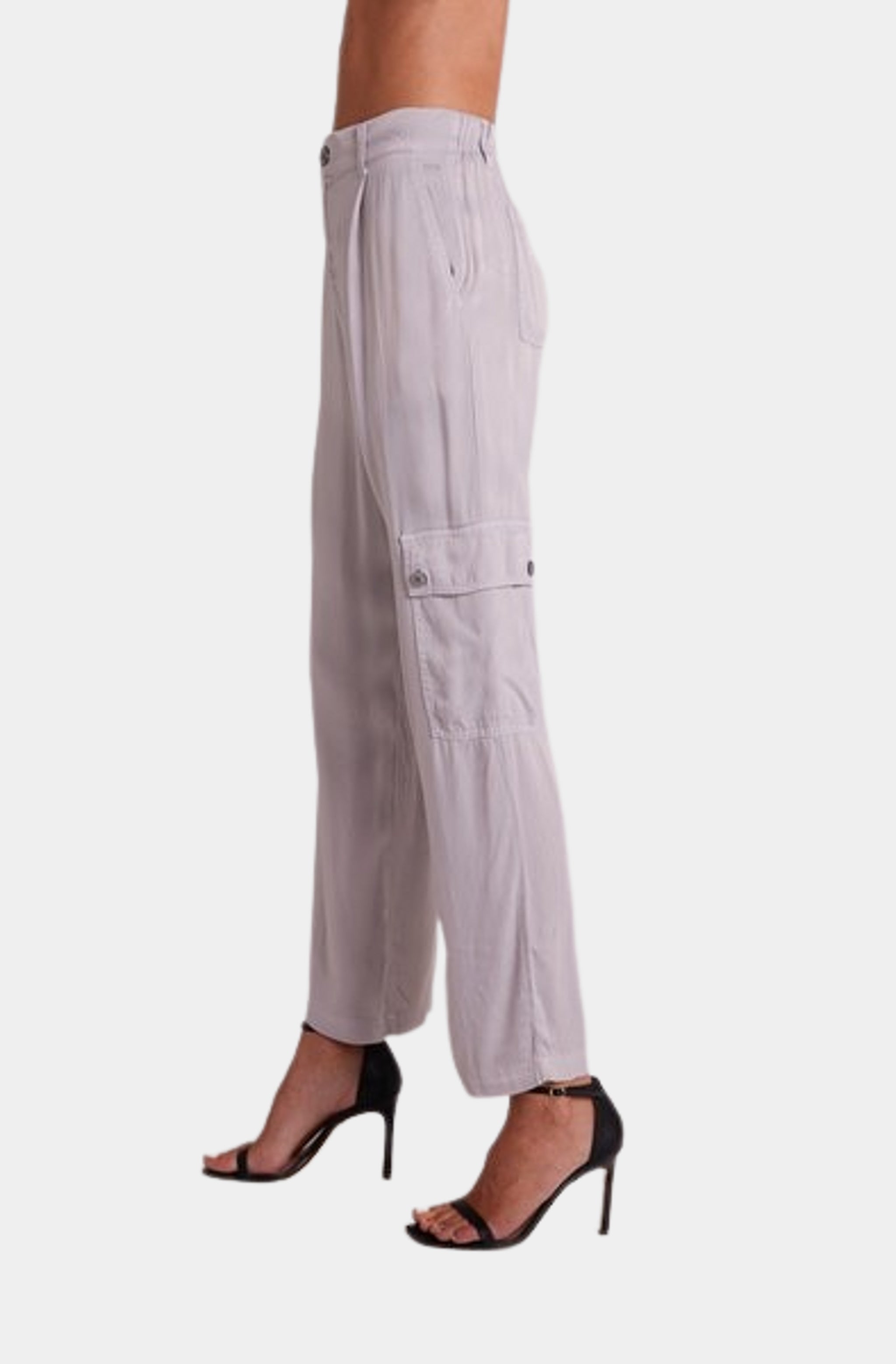 Pleated Cargo Trousers