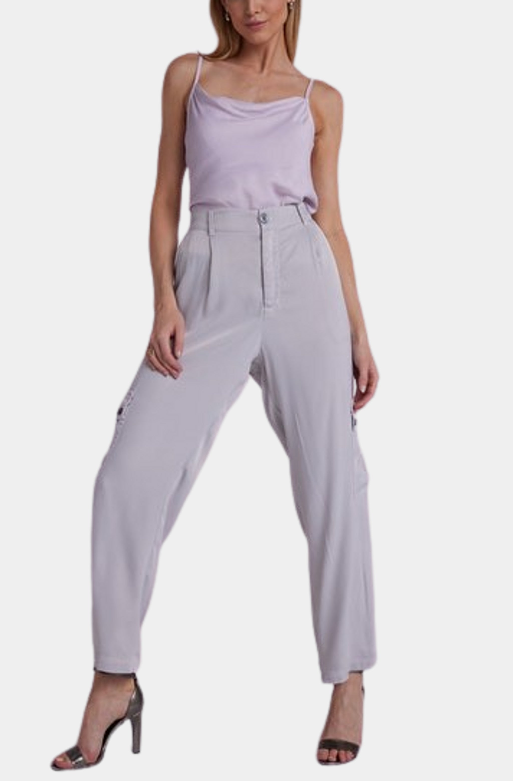 Pleated Cargo Trousers