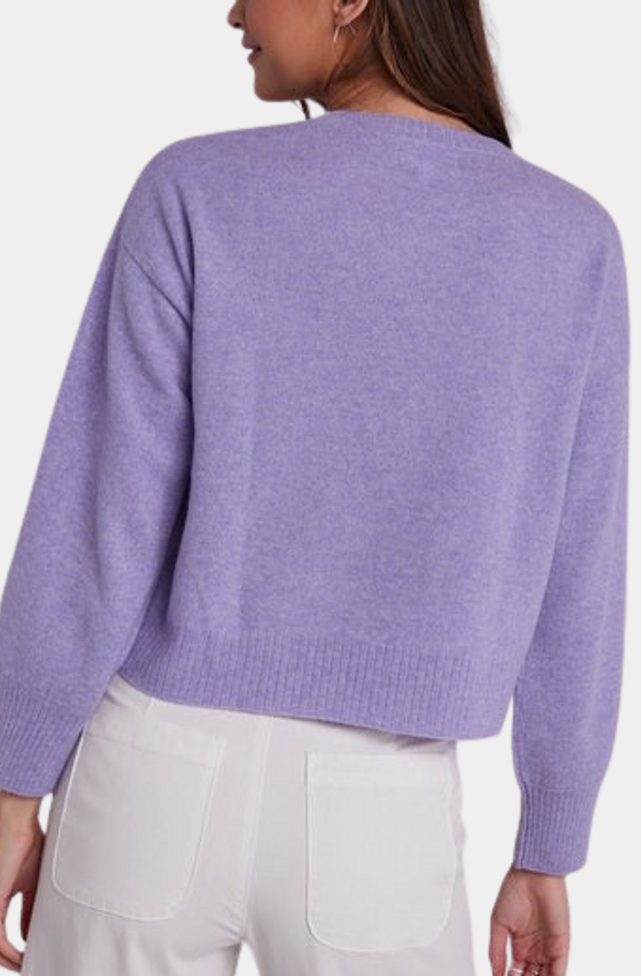 Crew Neck Rib Pullover
