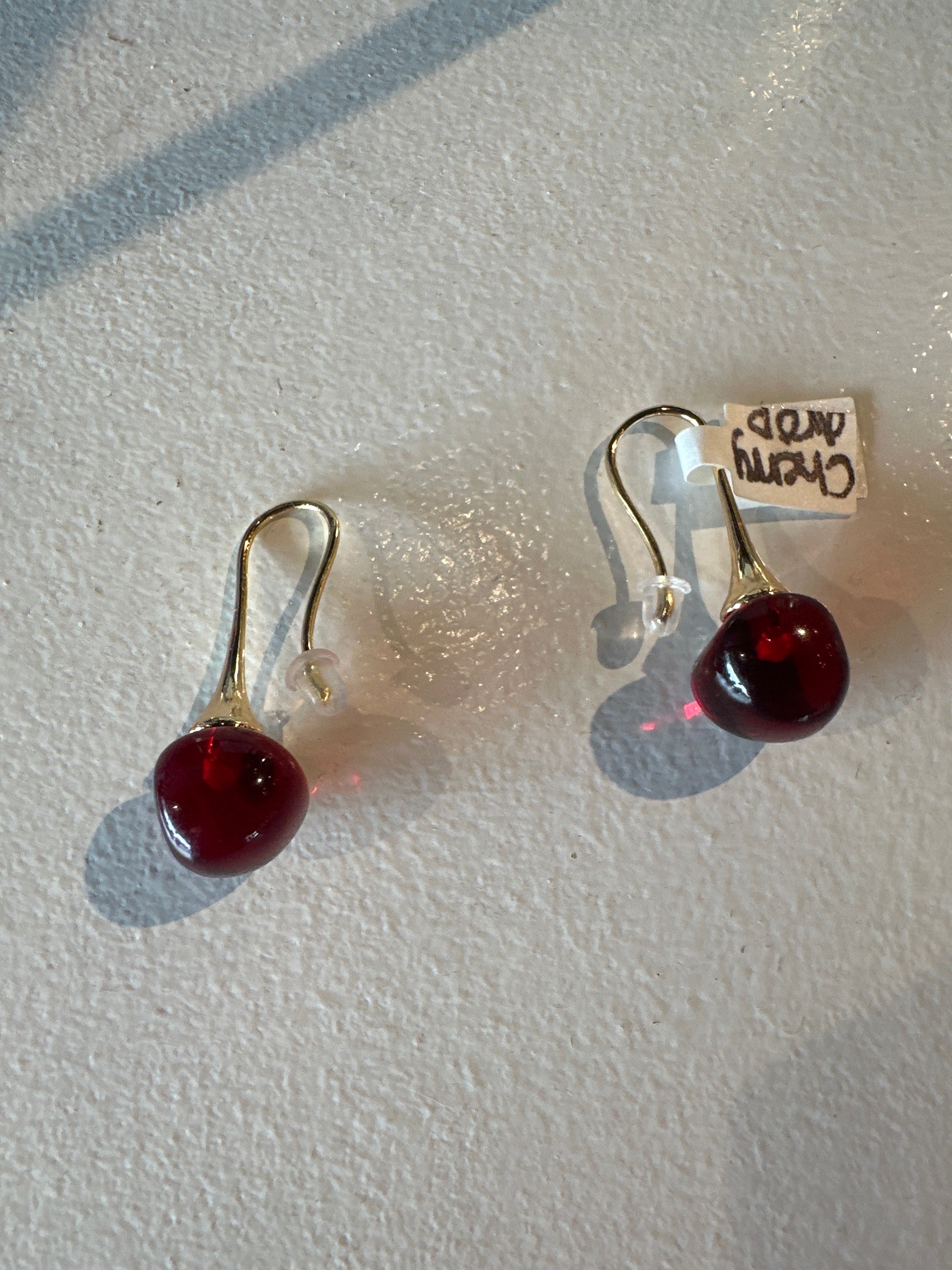 Cherry Drop Earrings