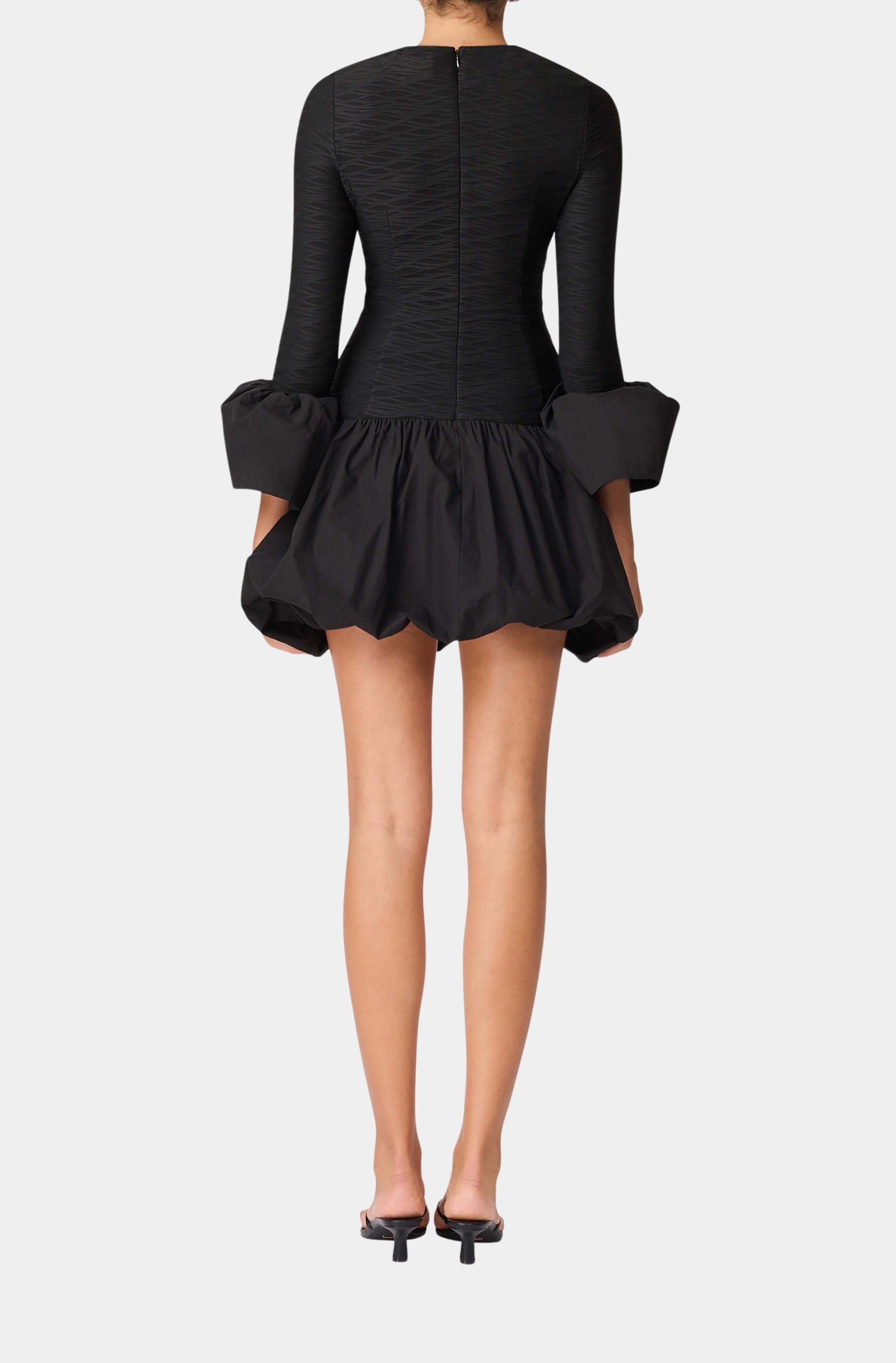 Theodara Long Sleeves Mini Dress