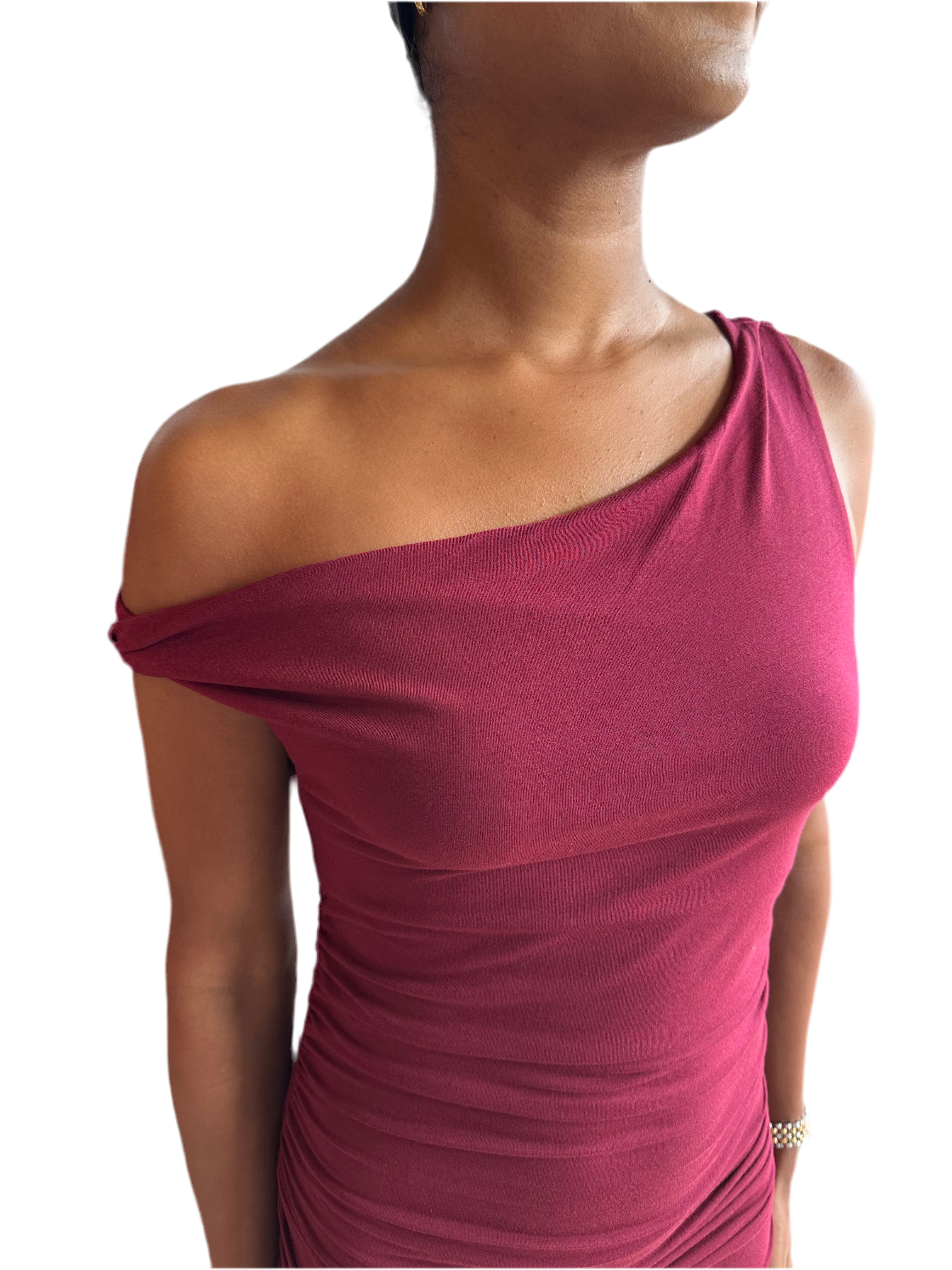 Twistoff Shoulder Dress