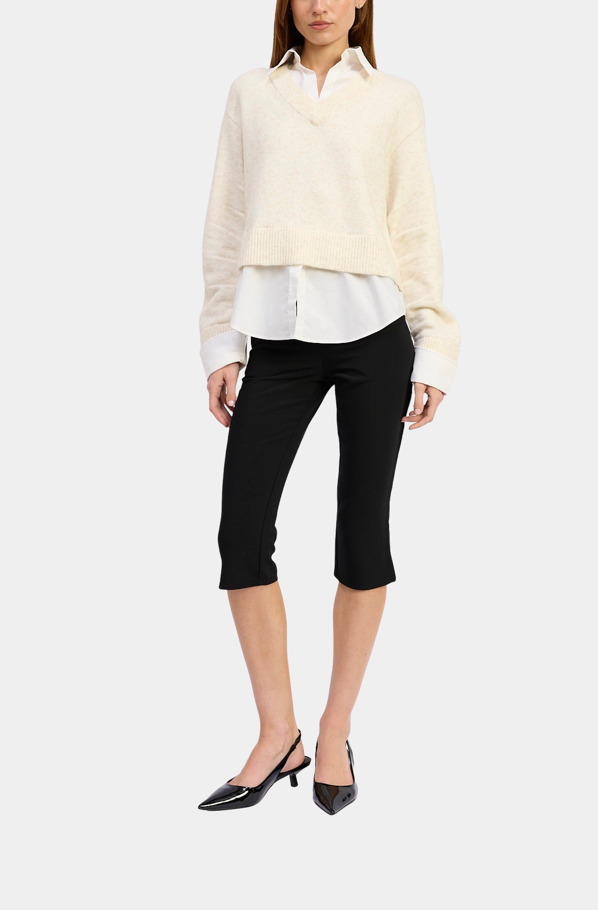 Stenston Mixed Media Pullover