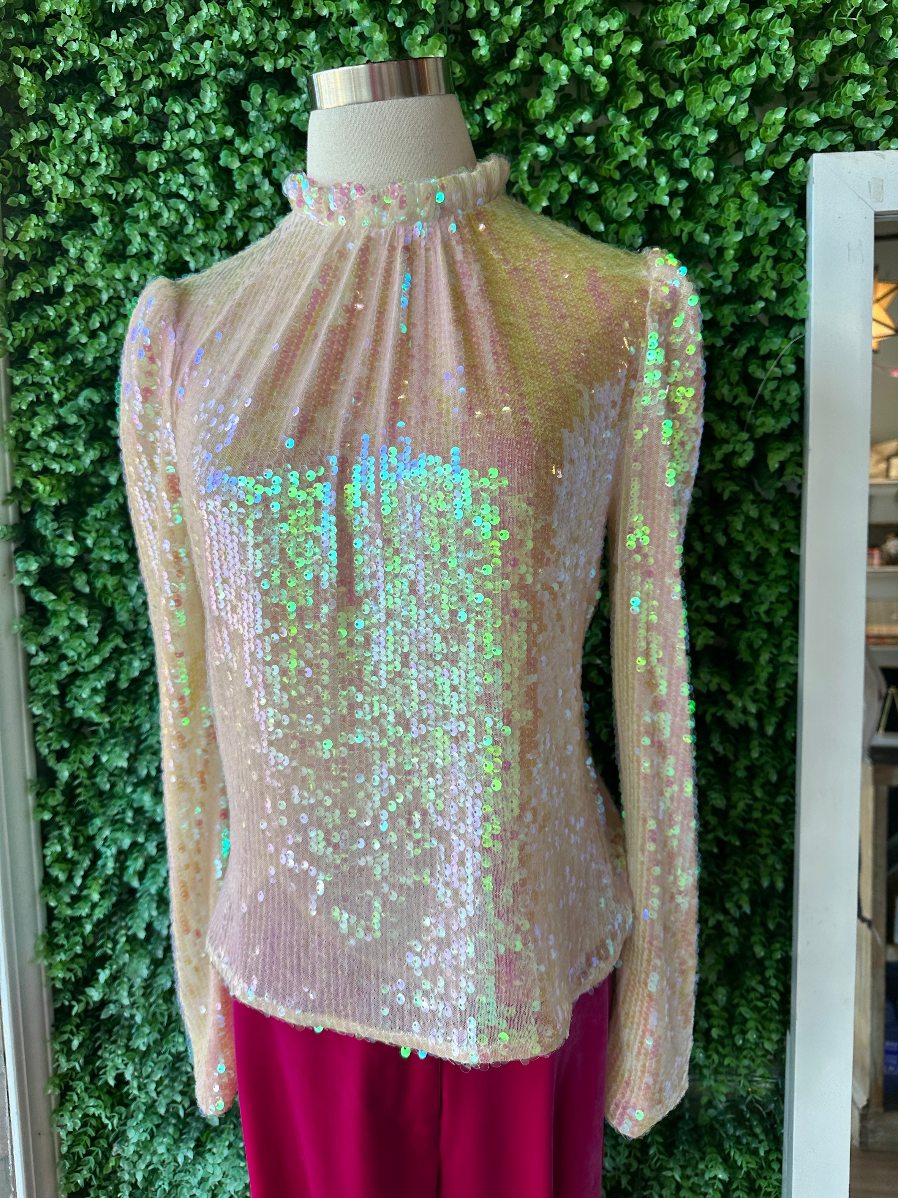 Opal Sequin Top