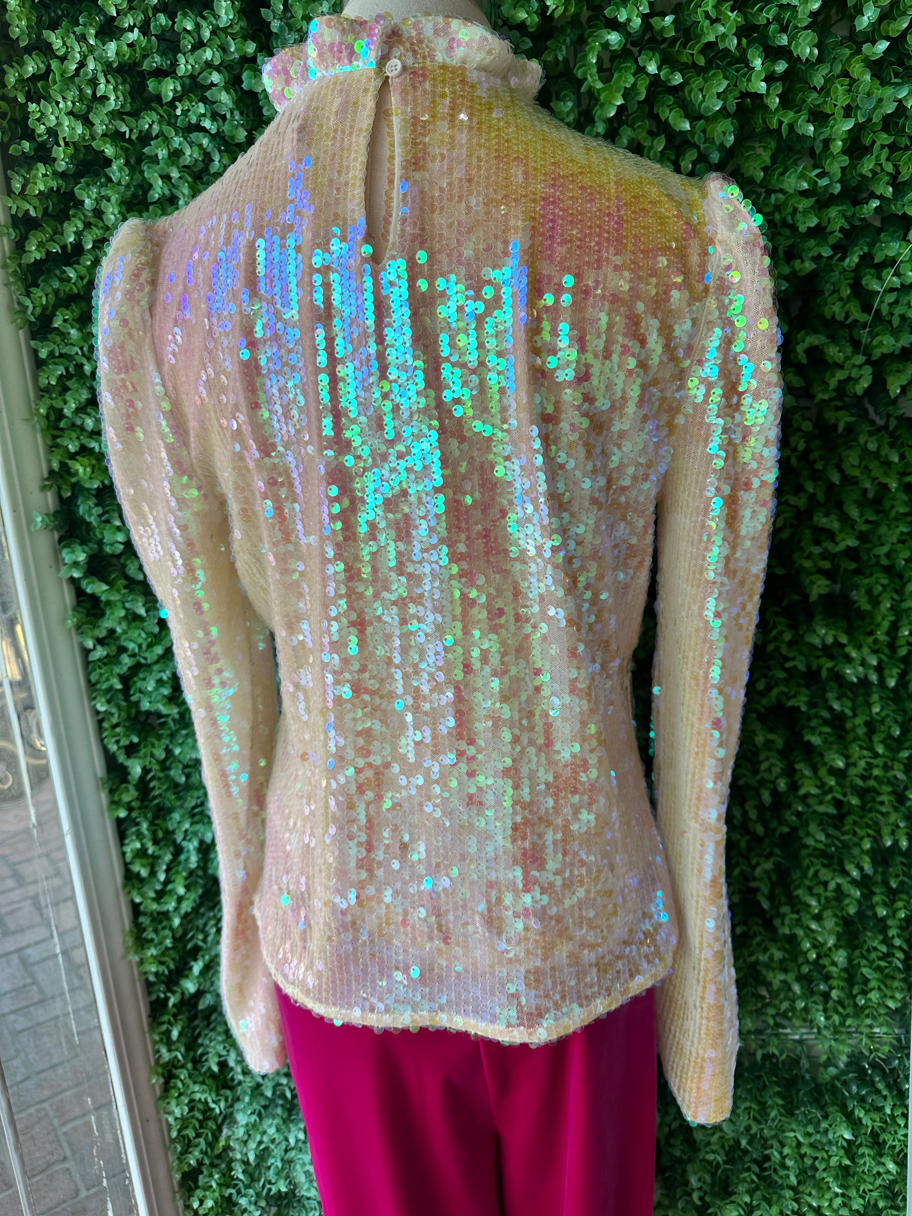 Opal Sequin Top