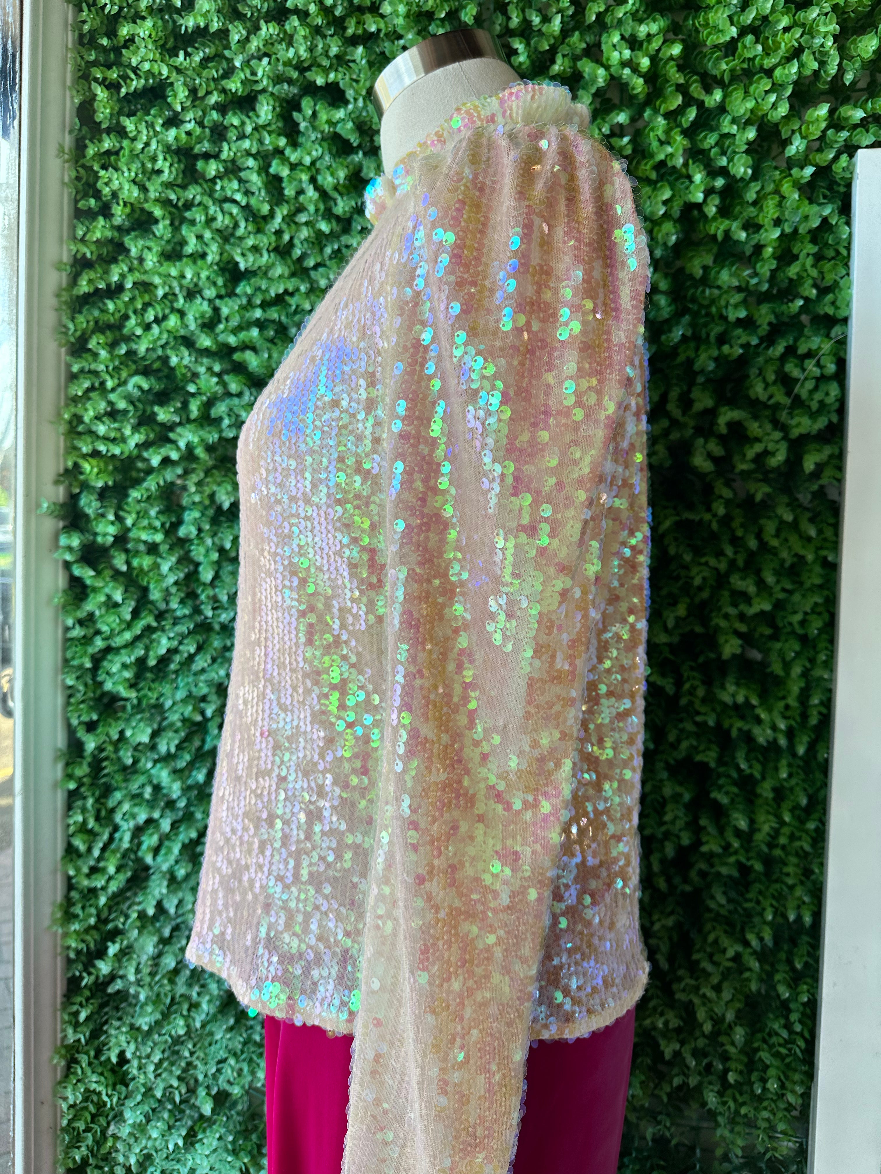 Opal Sequin Top