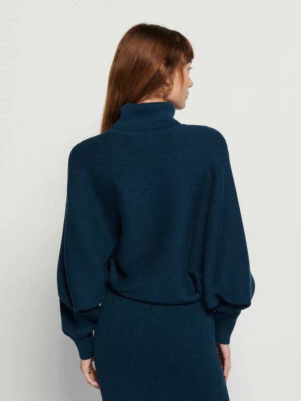 Lane Exaggerated Dolman in Azure