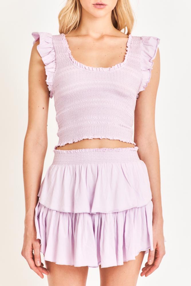 Ruffle Mini Skirt