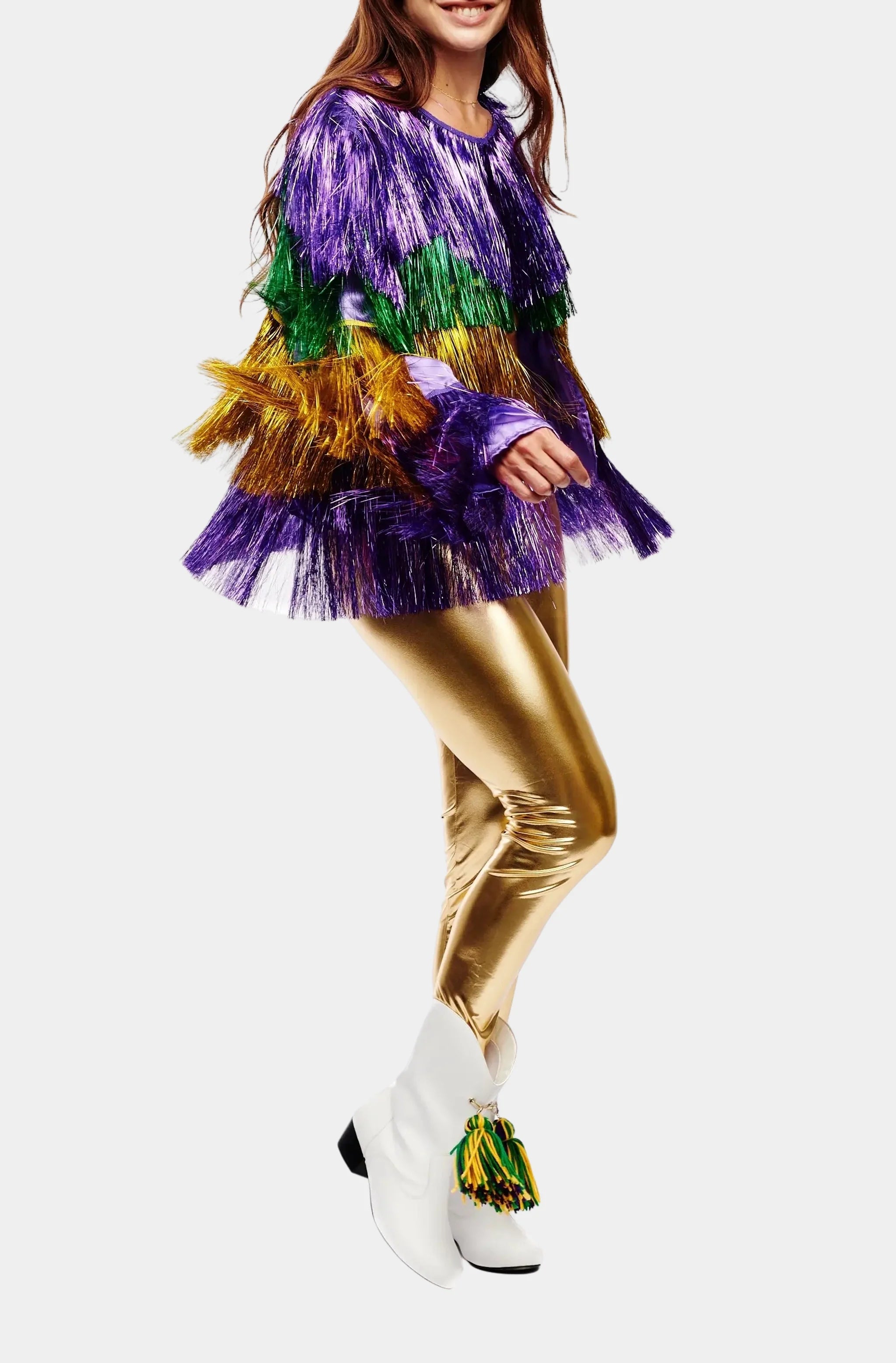 Mardi Gras Tinsel Jacket Hemline Metairie Mardi Gras Tinsel Jacket Hemline Metairie