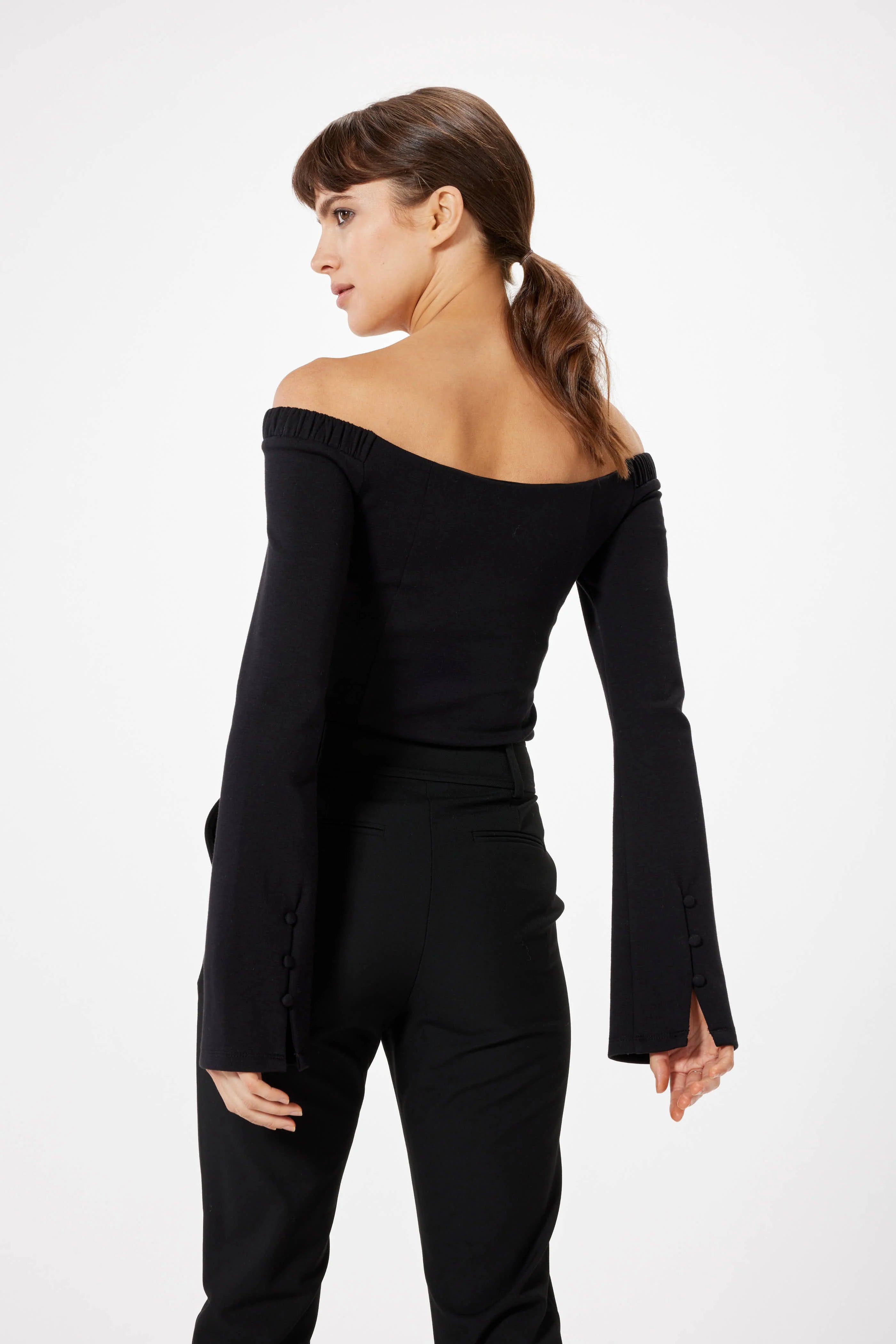 Pixie Top in Black