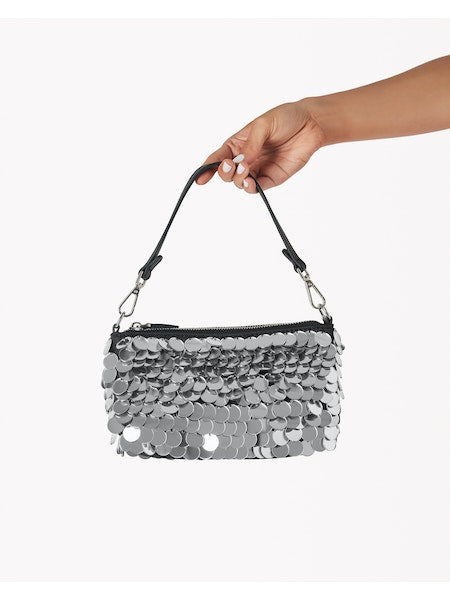 Tilly Handle Bag in Silver