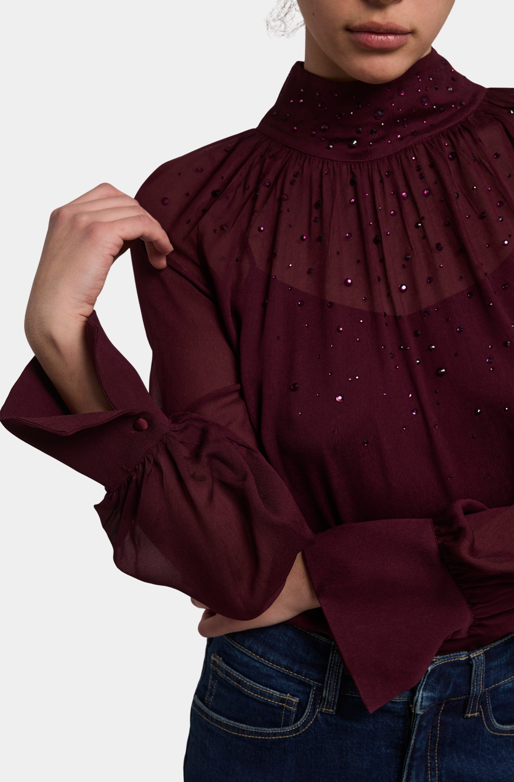 Noor Crystal Blouse