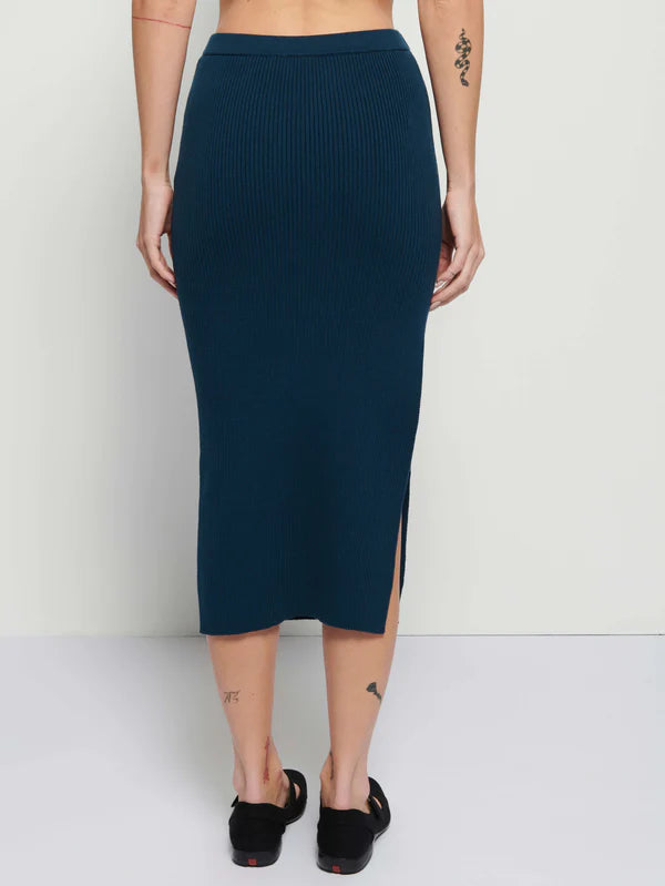 Zion Maxi Skirt in Azure
