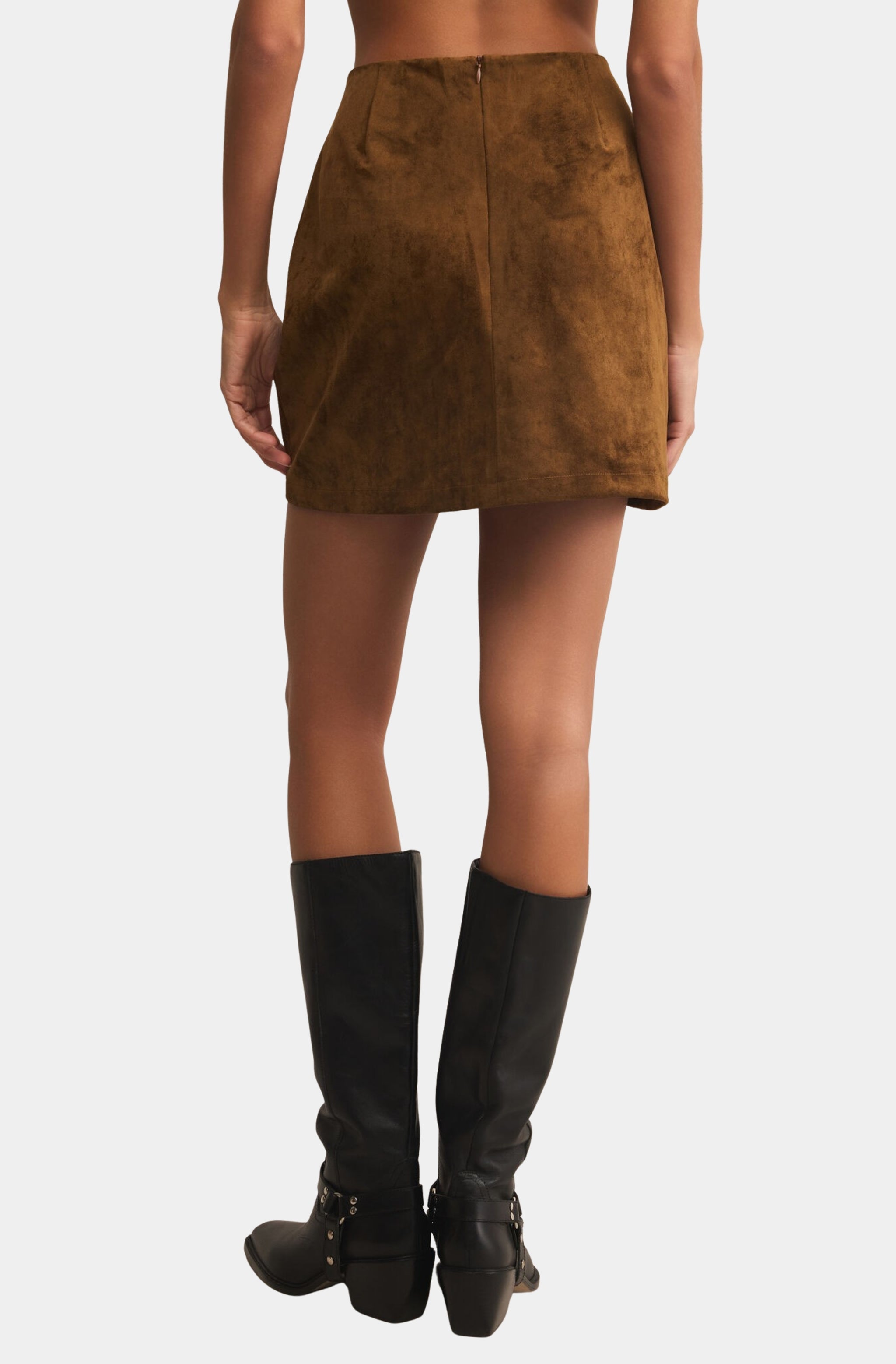 Ciera Suede Mini Skirt