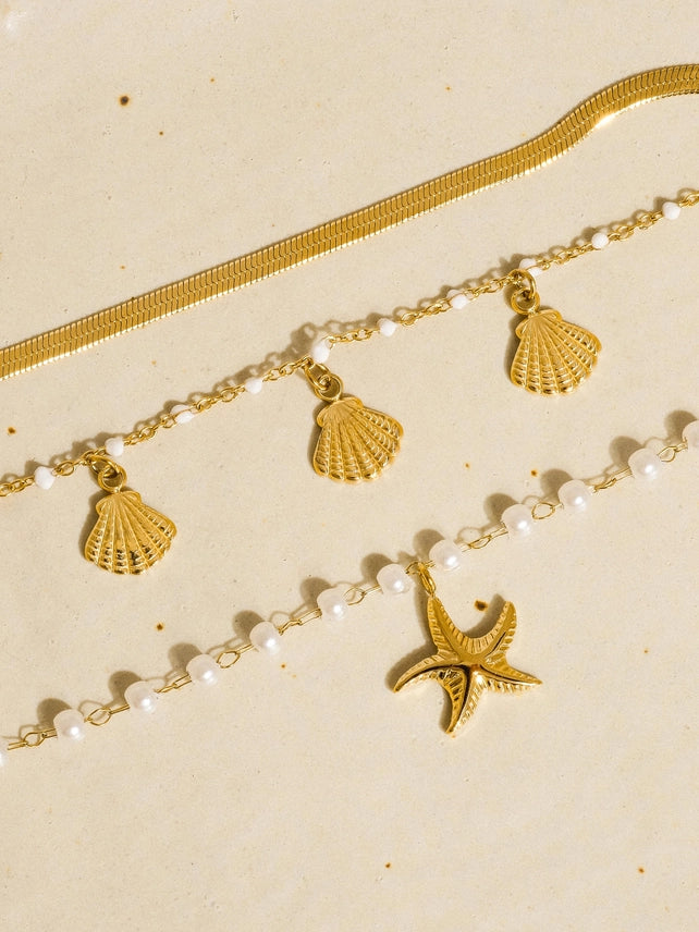 Shell Pearl Bracelet