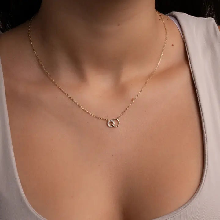 Circle Gold Necklace
