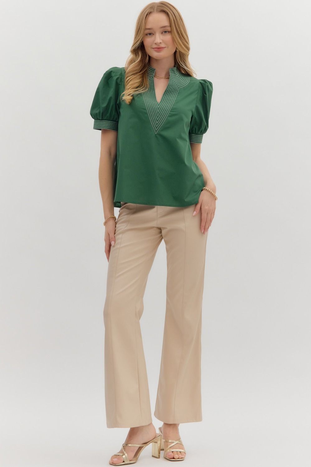 Harper Poplin Top