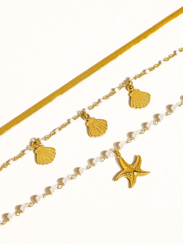 Shell Pearl Bracelet