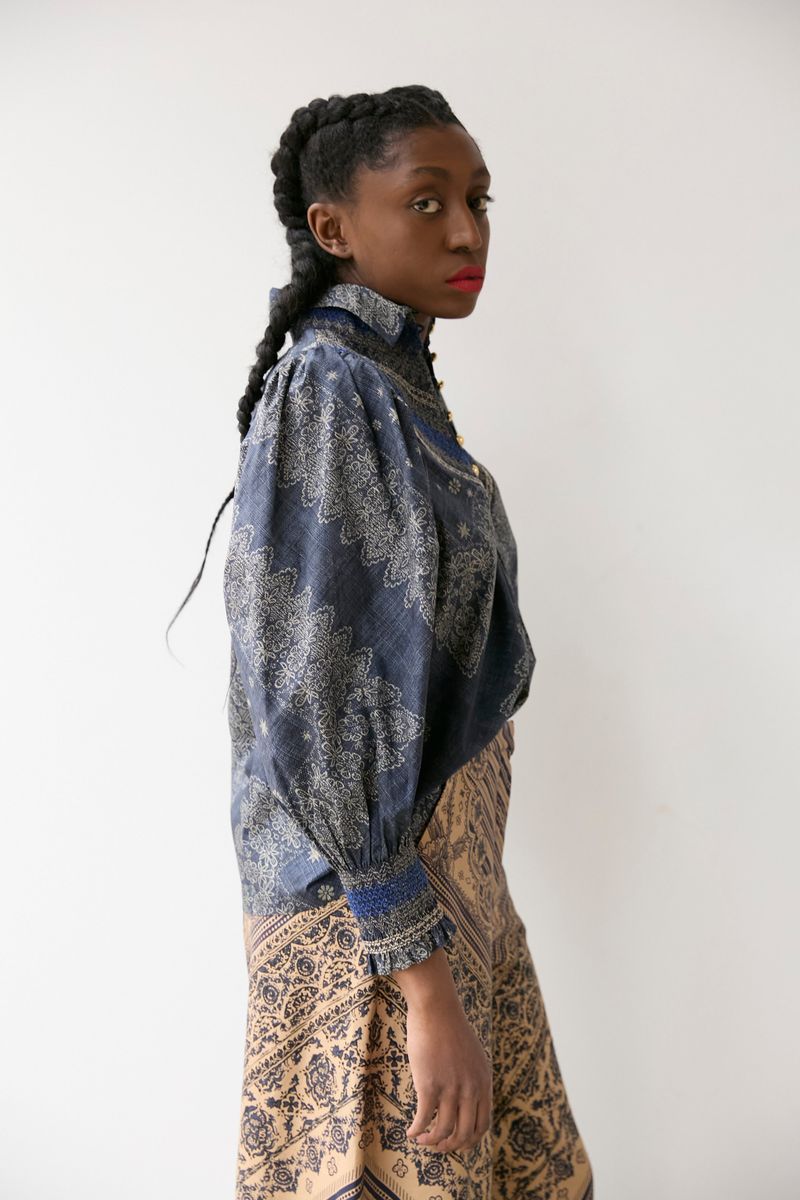 Smocked Shirt