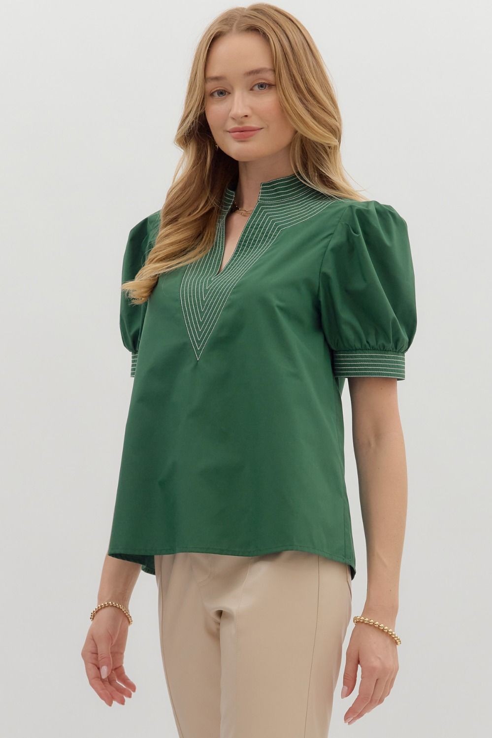 Harper Poplin Top