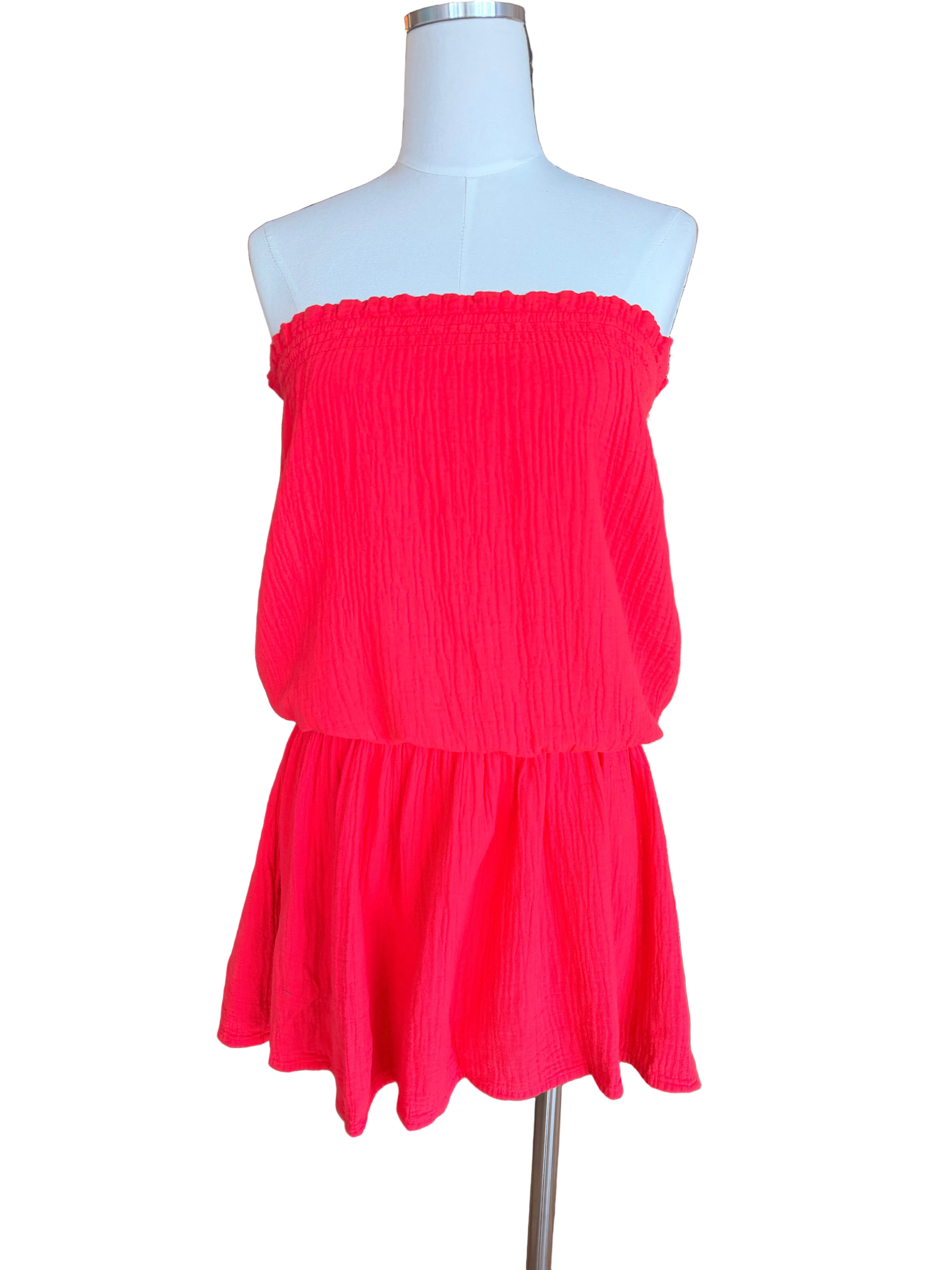 Smocked Tube Dress