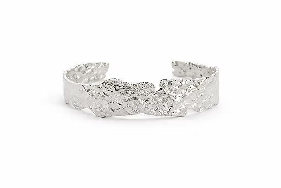 Silver Plated Cuff, Thick