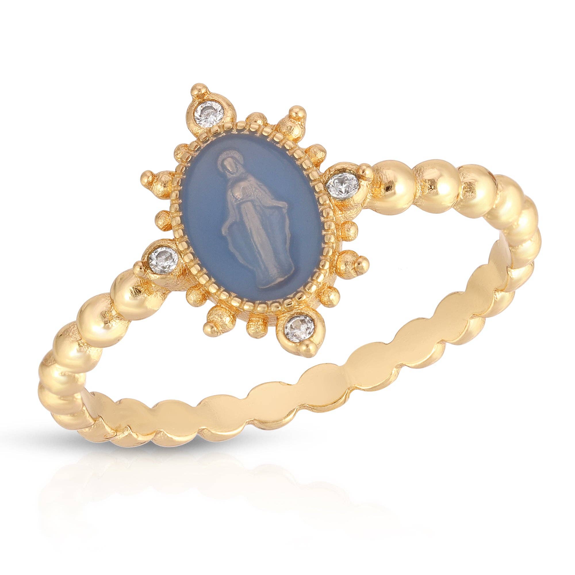 Lady Lourdes Ring - French Blue/ 7
