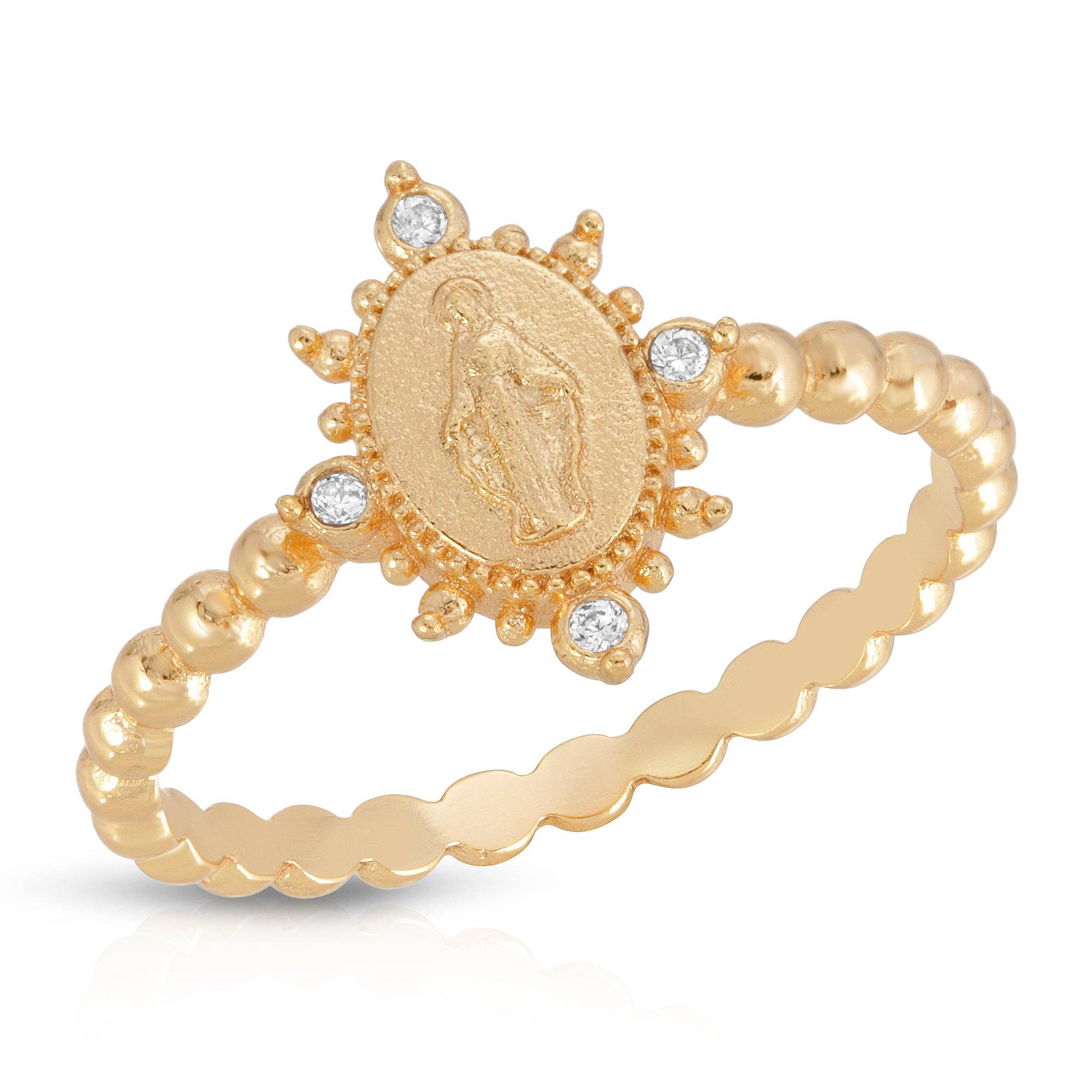 Lady Lourdes Ring - Gold / 7