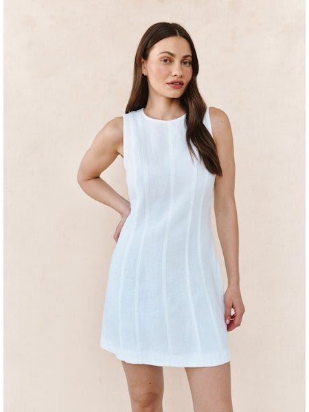 hemline dress Seamed Back Mini Dress