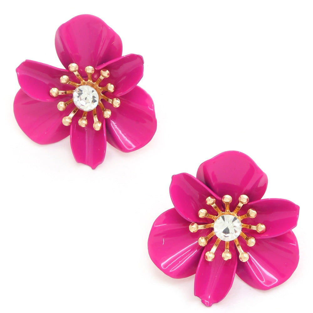 Full Flower Earrings