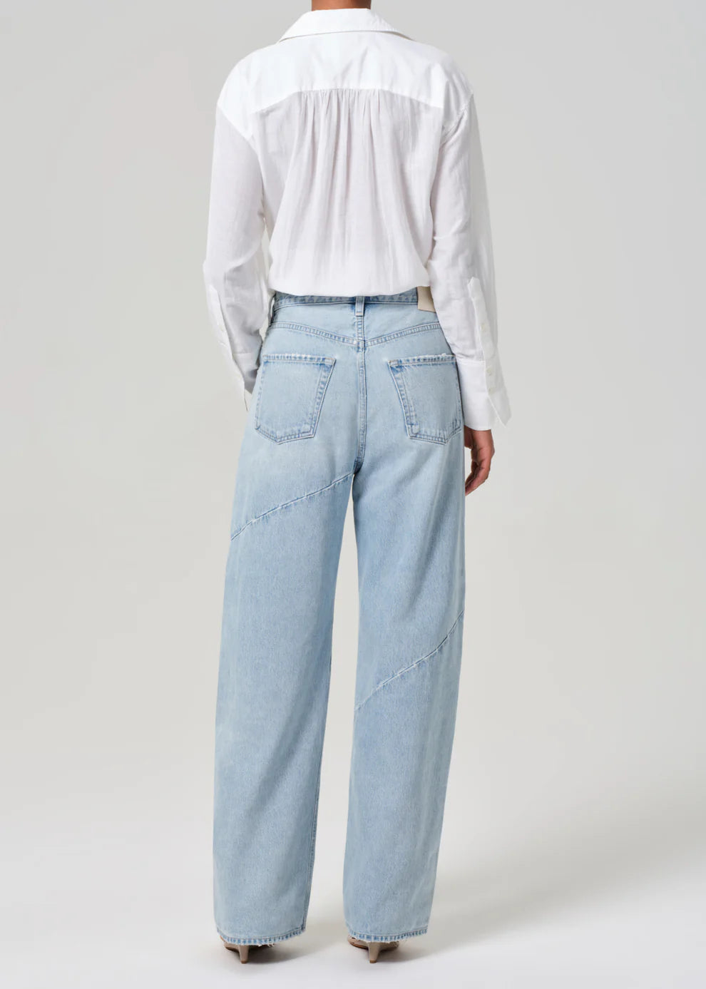 Ayla Swirl Barrel Jean