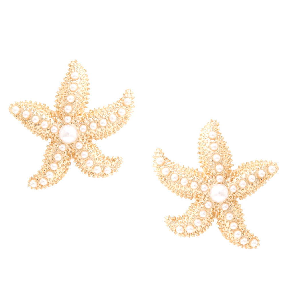Embellished Starfish Earring