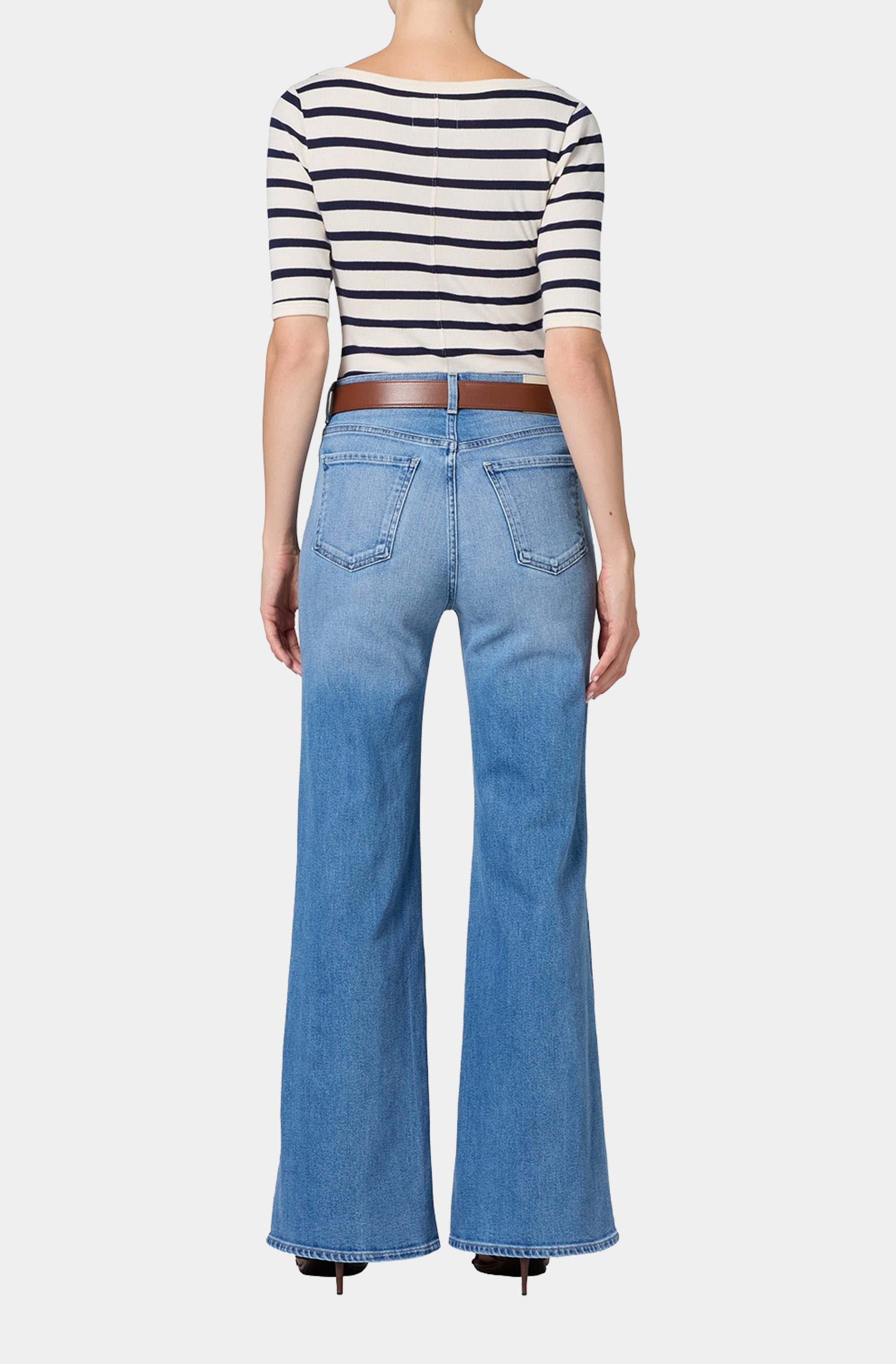 Kimberly Patch Pocket Flare Jeans