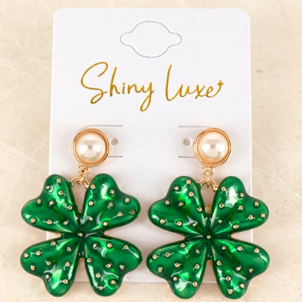 Saint Patrick's Clover Earrings
