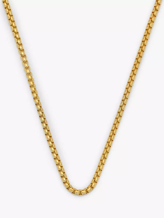 Chunky Rounded Box Chain - Gold Plate – Hemline Metairie