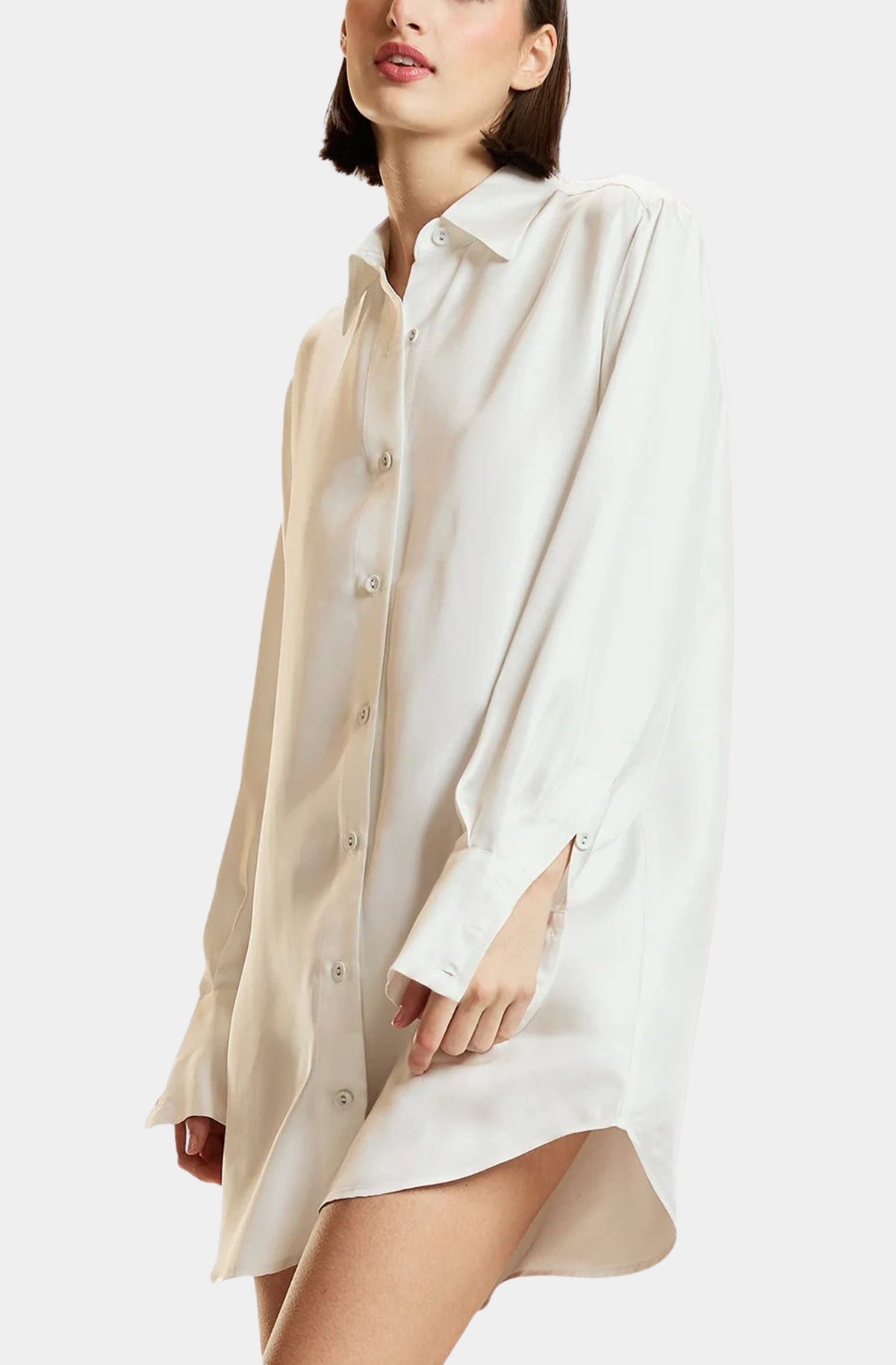 Collectible Silk Shirt Dress