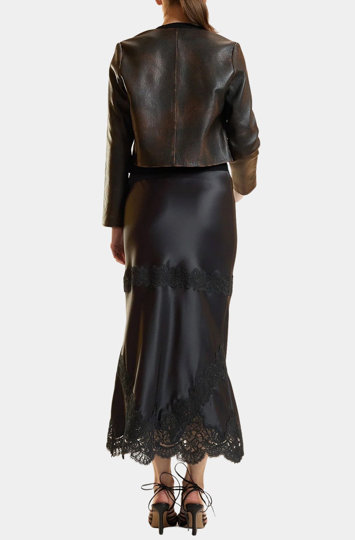 Garbo Silky Lace Skirt