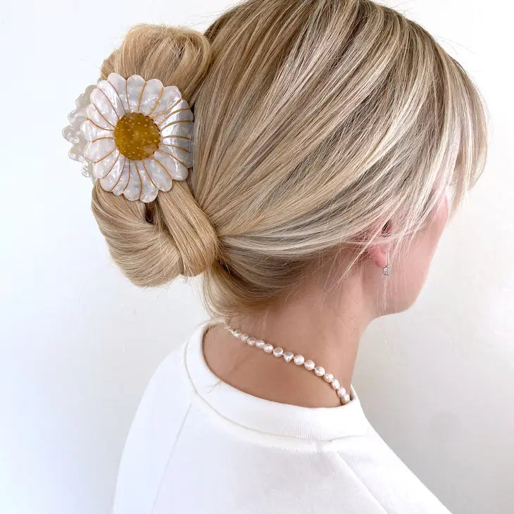 Daisy Flower Hair Clip