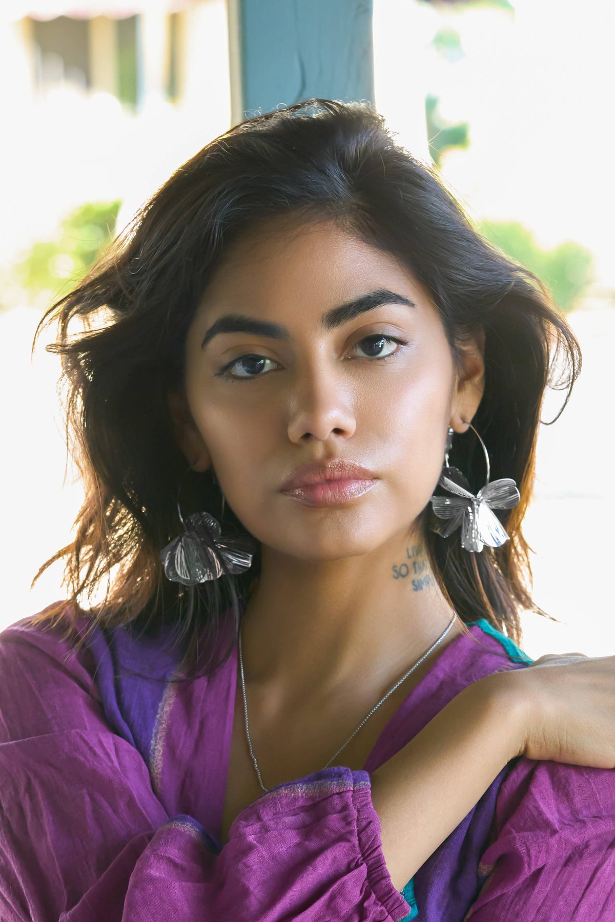 Calista Hoops: Yellow Gold